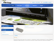 Tablet Screenshot of m-copy.pl